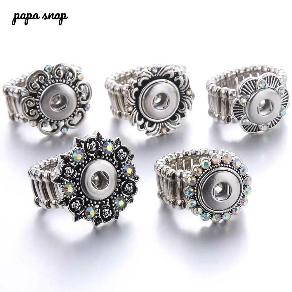 Wholesale Snap Buttons Rings 12mm Mixed AB Crystal Metal snap ring adjustable flexible Rings for women fit 12mm Snaps jewelry
Wholesale Snap Buttons Rings 12mm Mixed AB Crystal Metal snap ring adjustable flexible Rings for women fit 12mm Snaps jewelry