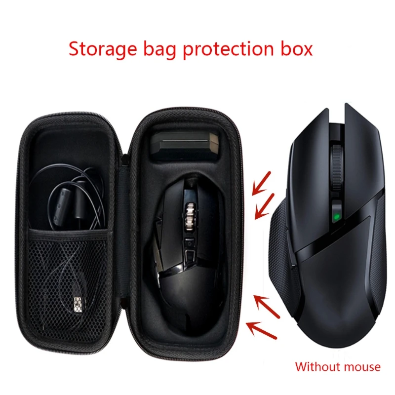 Portable Hard Case for Razer Basilisk X Hyperspeed Wireless Mouse Carrying Storage Bag Mesh Belt for Travel Home Office Supplies
Portable Hard Case for Razer Basilisk X Hyperspeed Wireless Mouse Carrying Storage Bag Mesh Belt for Travel Home Office Supplies