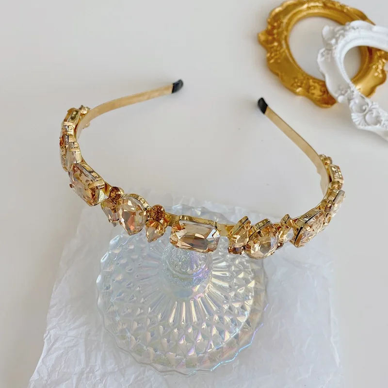 Baroque Full Diamond Rhinestone Headband Retro Alloy Thin Side Headband Bridal Hair Accessories Pressure Headband
Baroque Full Diamond Rhinestone Headband Retro Alloy Thin Side Headband Bridal Hair Accessories Pressure Headband