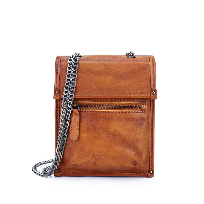 FCTOSSR Retro Leather High-end Vertical Small Square Ladies First Layer Cowhide Cover Single Shoulder Messenger Bags for Women
FCTOSSR Retro Leather High-end Vertical Small Square Ladies First Layer Cowhide Cover Single Shoulder Messenger Bags for Women