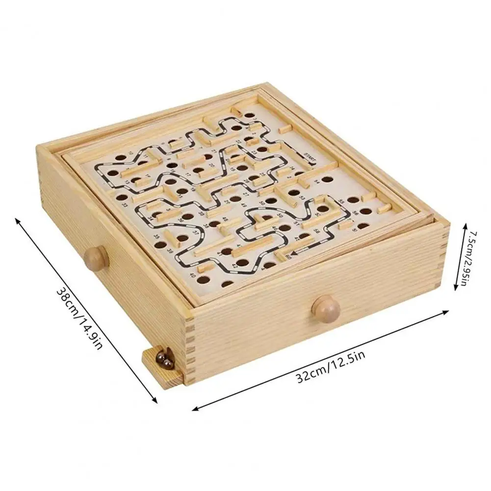 Wooden Educational Toy Parent-child Interactive Balance Board Mazes Puzzle Game Kids Educational Toys for Children Gifts
Wooden Educational Toy Parent-child Interactive Balance Board Mazes Puzzle Game Kids Educational Toys for Children Gifts
