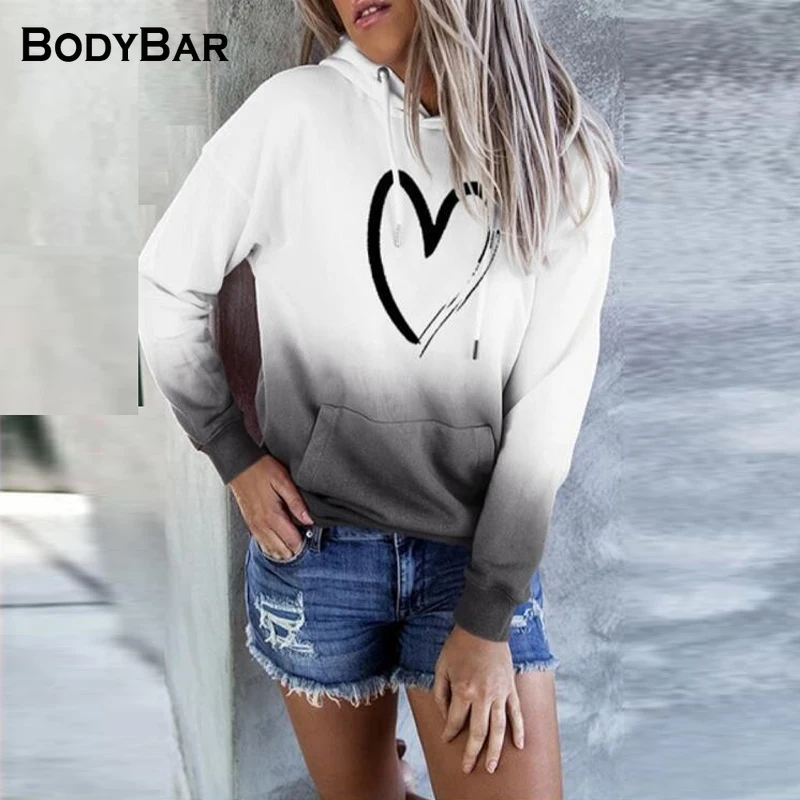 Fashion Lady Clothes Drawstring Hooded T-shirt Color Gradient Print T Shirt Female Plus Size Casual Top Harajuku Style Pullovers
Fashion Lady Clothes Drawstring Hooded T-shirt Color Gradient Print T Shirt Female Plus Size Casual Top Harajuku Style Pullovers