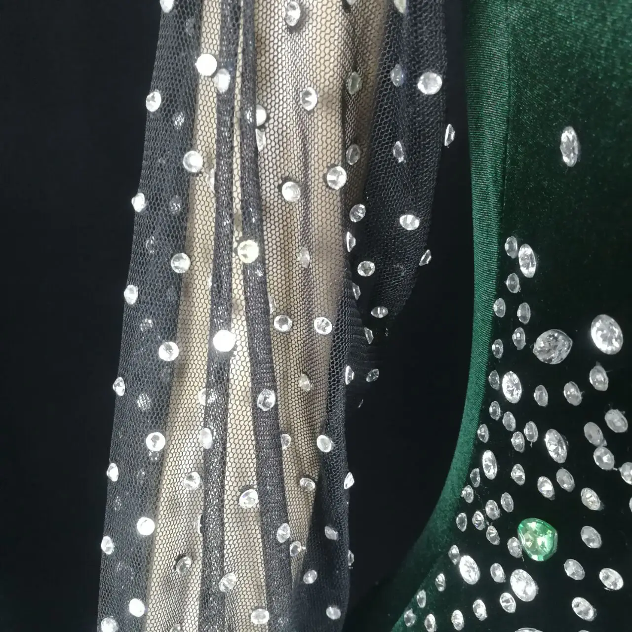 Lantern Sleeve Modern Dance Rhinestones Bodysuit Sexy Backless Latin Dance One Piece Tops National Standard Social Dance Costume
Lantern Sleeve Modern Dance Rhinestones Bodysuit Sexy Backless Latin Dance One Piece Tops National Standard Social Dance Costume