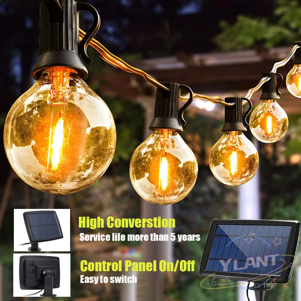 Ylant Festoon Led Light Solar Lamp Outdoor Lighting for The Garden Decoration Christmas Garland String Bulb Camping Lantern
Ylant Festoon Led Light Solar Lamp Outdoor Lighting for The Garden Decoration Christmas Garland String Bulb Camping Lantern