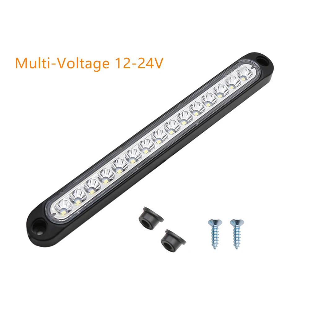 15LEDs Red 12V/24V Stop Brake Lights Bar Turn Signal Tail Lights for Truck Trailer Vans Boat
15LEDs Red 12V/24V Stop Brake Lights Bar Turn Signal Tail Lights for Truck Trailer Vans Boat