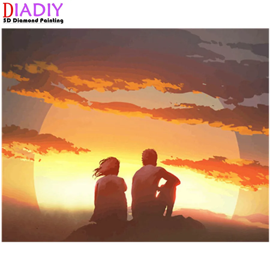 DIADIY Painting By Numbers Lovers Hand Painted Pictures By Number Figure Sunset On Canvas Home Decoration DIY Gift Wall Art
DIADIY Painting By Numbers Lovers Hand Painted Pictures By Number Figure Sunset On Canvas Home Decoration DIY Gift Wall Art