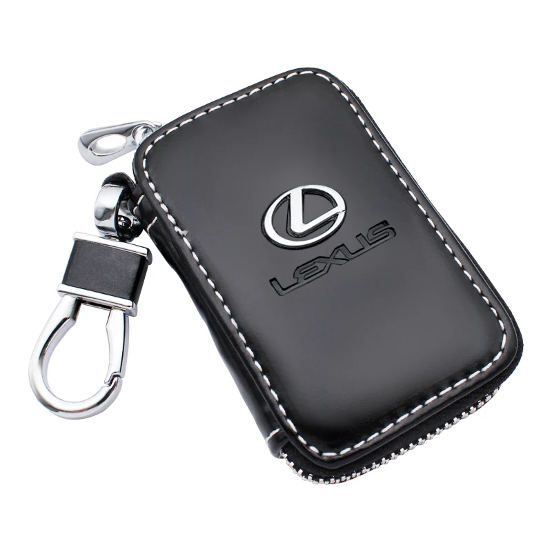 

3D Leather Car Key Case Bag for Lexus RX300 IS 250 300 GX 400 460 UX 200 NX LX GS LS LC RC GC RX NXES Auto Interior Accessories