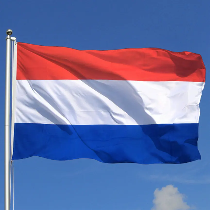 

Netherlands Dutch National Flag 3x5 FT Polyester NL NLD Nederland National Flags Red White Blue Holland Banner For Decoration