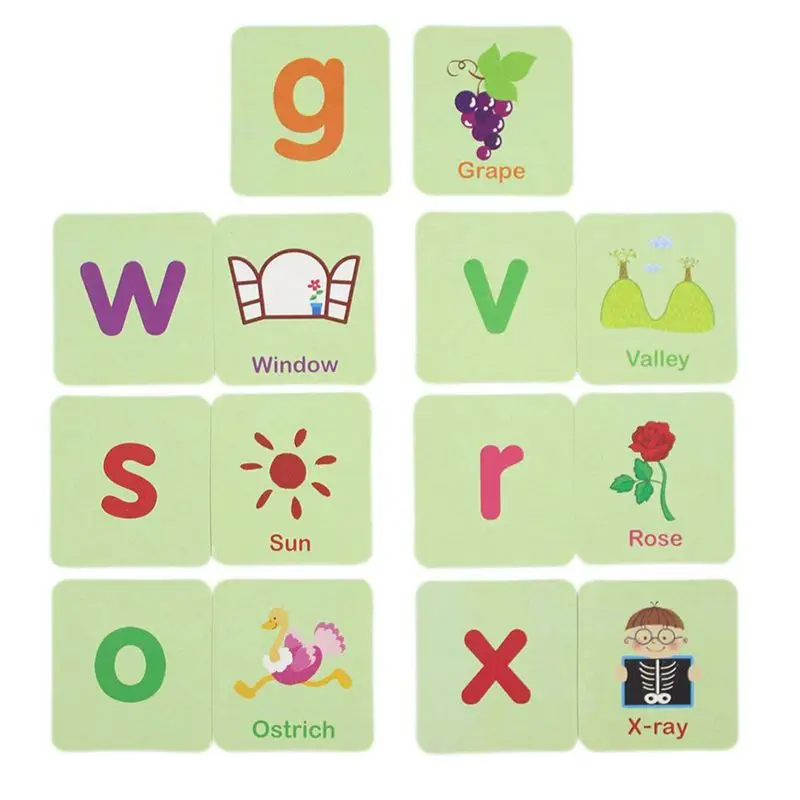 Anti-Tear Flash Cards Learning Alphabet Puzzle Cards, Matching Puzzle Cognitive Early Educational Learning Toys Mental Storage B
Anti-Tear Flash Cards Learning Alphabet Puzzle Cards, Matching Puzzle Cognitive Early Educational Learning Toys Mental Storage B