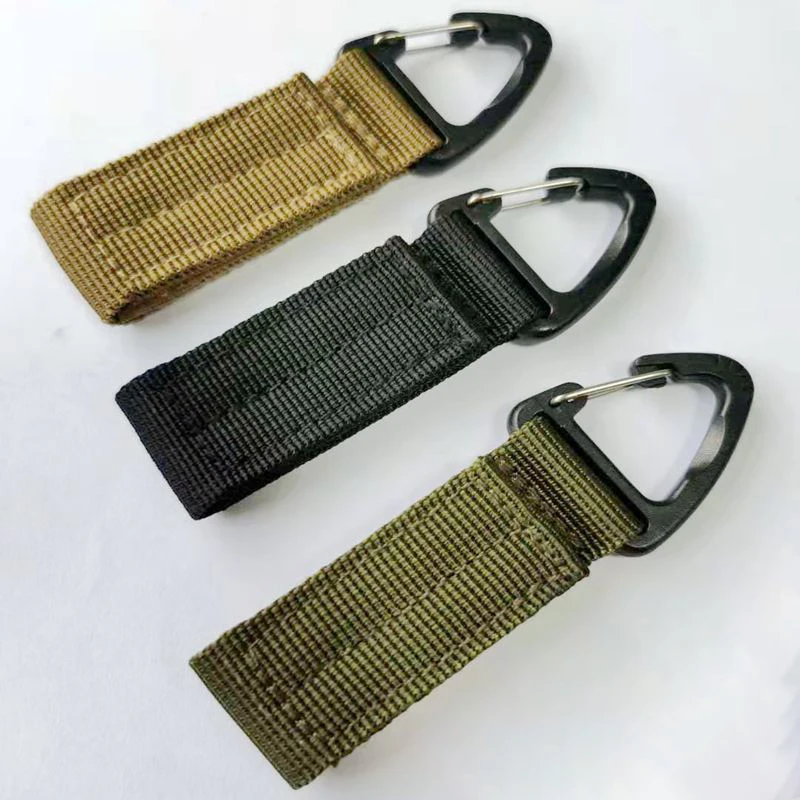 Outdoor Camping Wandelen Molle Tactical Nylon Lint Knapzak Sleutelhanger Driehoek Rugzak Taille Zak Sluiting Haak Gesp
Outdoor Camping Wandelen Molle Tactical Nylon Lint Knapzak Sleutelhanger Driehoek Rugzak Taille Zak Sluiting Haak Gesp