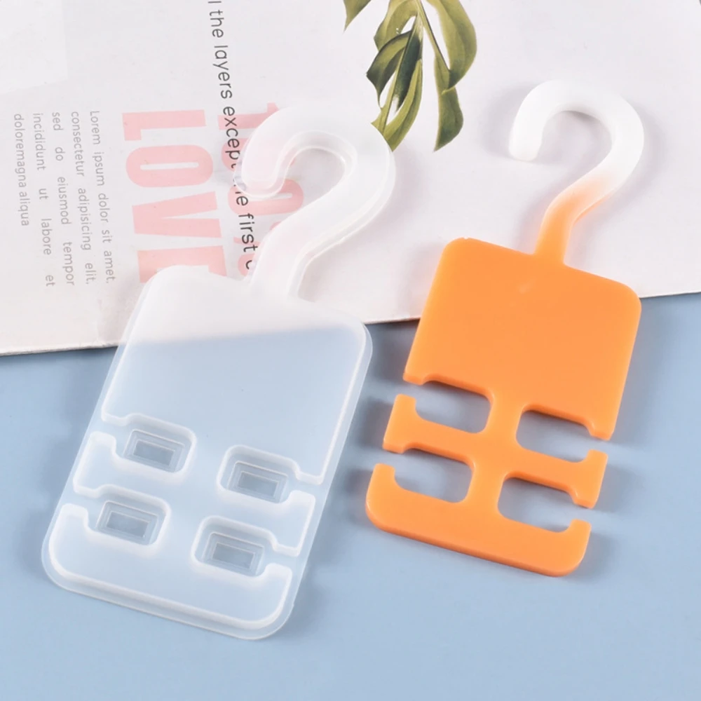 Shelf Hooks Shape Crafts Model Transparent Silicone Mould Hanger Bracket Making Tools For Decorations Keychain Pendants
Shelf Hooks Shape Crafts Model Transparent Silicone Mould Hanger Bracket Making Tools For Decorations Keychain Pendants