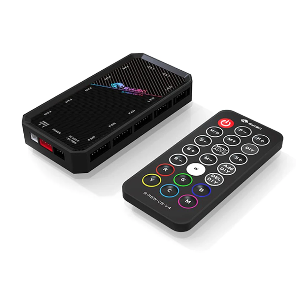 New Bykski B-RBW-C8-V3 RGB LED Controller with Motherboard CPU Computer PC Case 12V Cooling Radiator Heatsink Fan Cooler Control 
New Bykski B-RBW-C8-V3 RGB LED Controller with Motherboard CPU Computer PC Case 12V Cooling Radiator Heatsink Fan Cooler Control