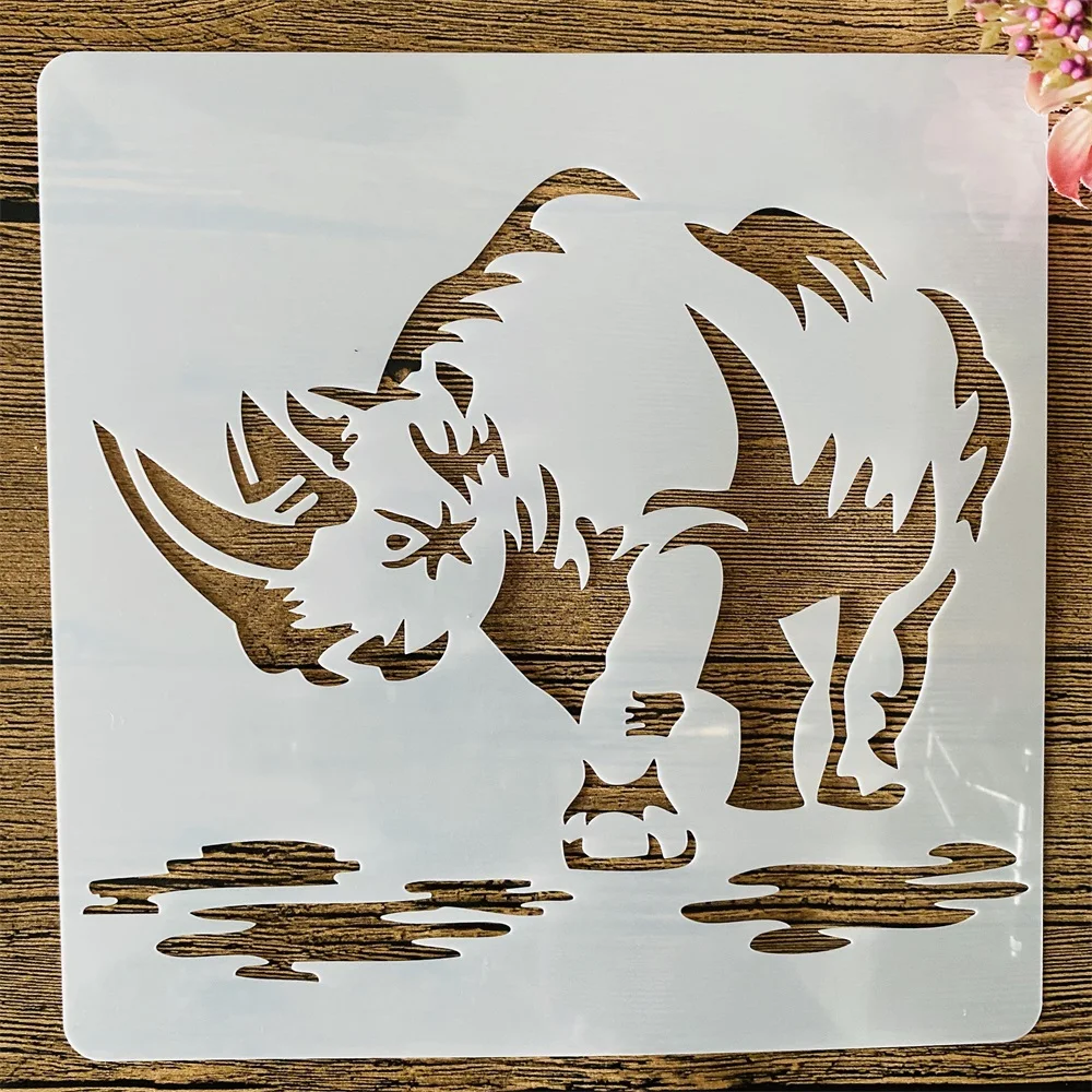 20*20cm Rhinoceros DIY Layering Stencils Wall Painting Scrapbook Coloring Embossing Album Decorative Template
20*20cm Rhinoceros DIY Layering Stencils Wall Painting Scrapbook Coloring Embossing Album Decorative Template