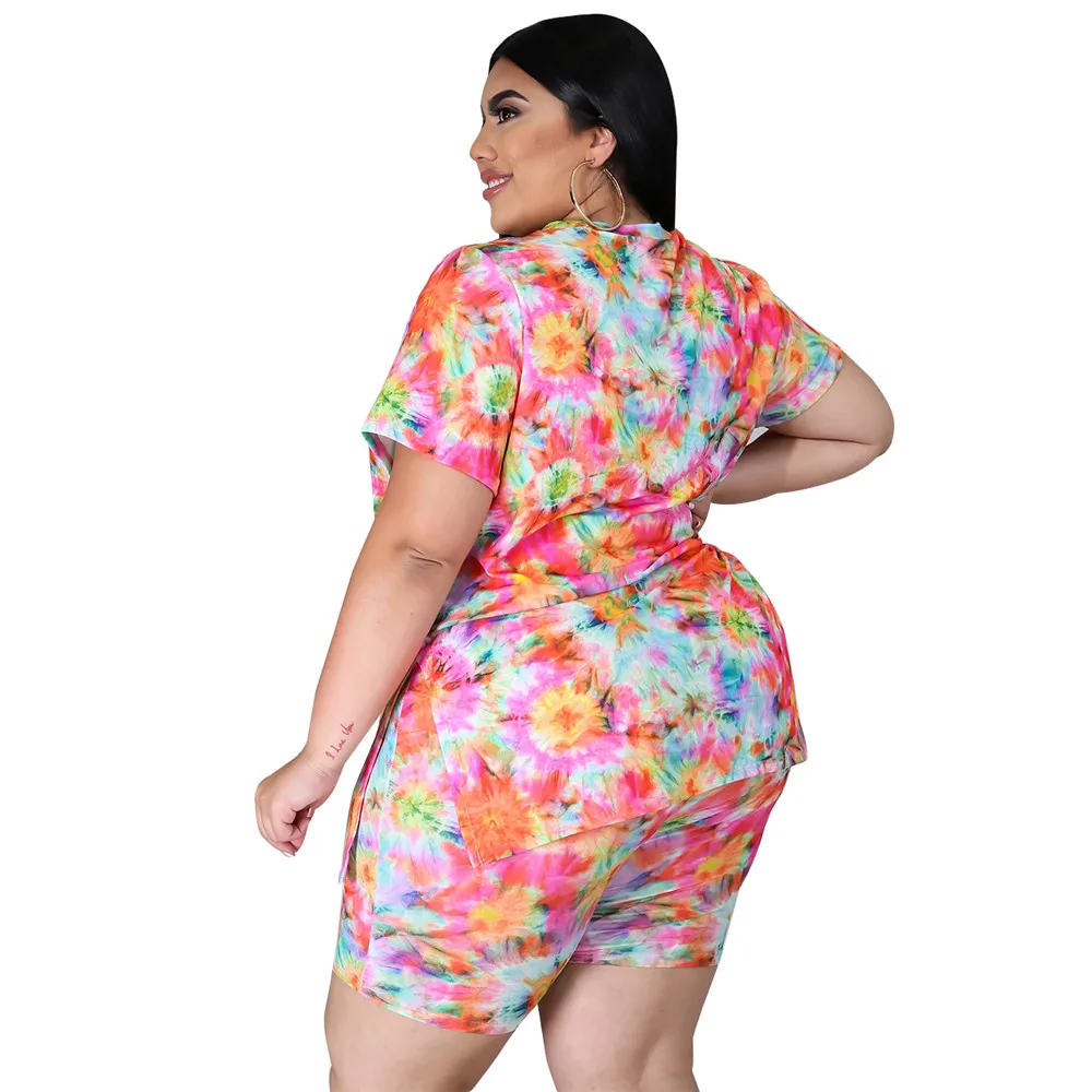 Europe and the United States autumn flower color printing fashion leisure home two-piece Shorts Set women's design small fork ja
Europe and the United States autumn flower color printing fashion leisure home two-piece Shorts Set women's design small fork ja