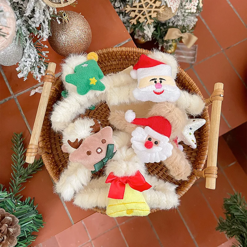 Female Kawaii Acrylic Hair Crab Clip Sweet Small Fresh Santa Claus Plush Hair Claw Clip Creative Fluffy Large Barrettes
Female Kawaii Acrylic Hair Crab Clip Sweet Small Fresh Santa Claus Plush Hair Claw Clip Creative Fluffy Large Barrettes