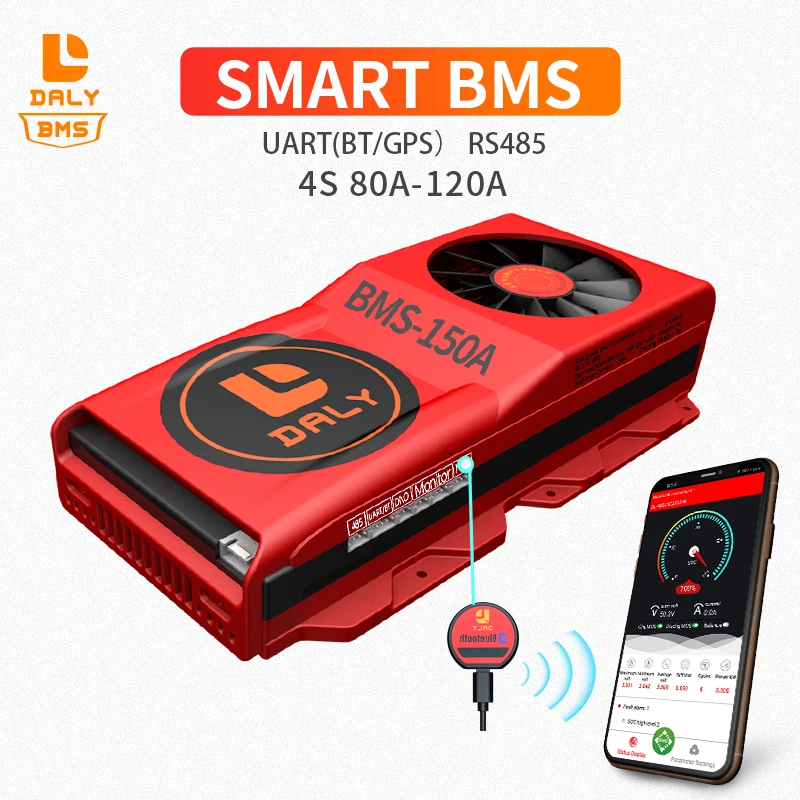 4S 12V Bluetooth Smart BMS 18650 литиевый Аккумулятор lifepo4 80A 100A 120A с вентилятором, общий порт с балансом для солнечной системы
4S 12V Bluetooth Smart BMS 18650 литиевый Аккумулятор lifepo4 80A 100A 120A с вентилятором, общий порт с балансом для солнечной системы