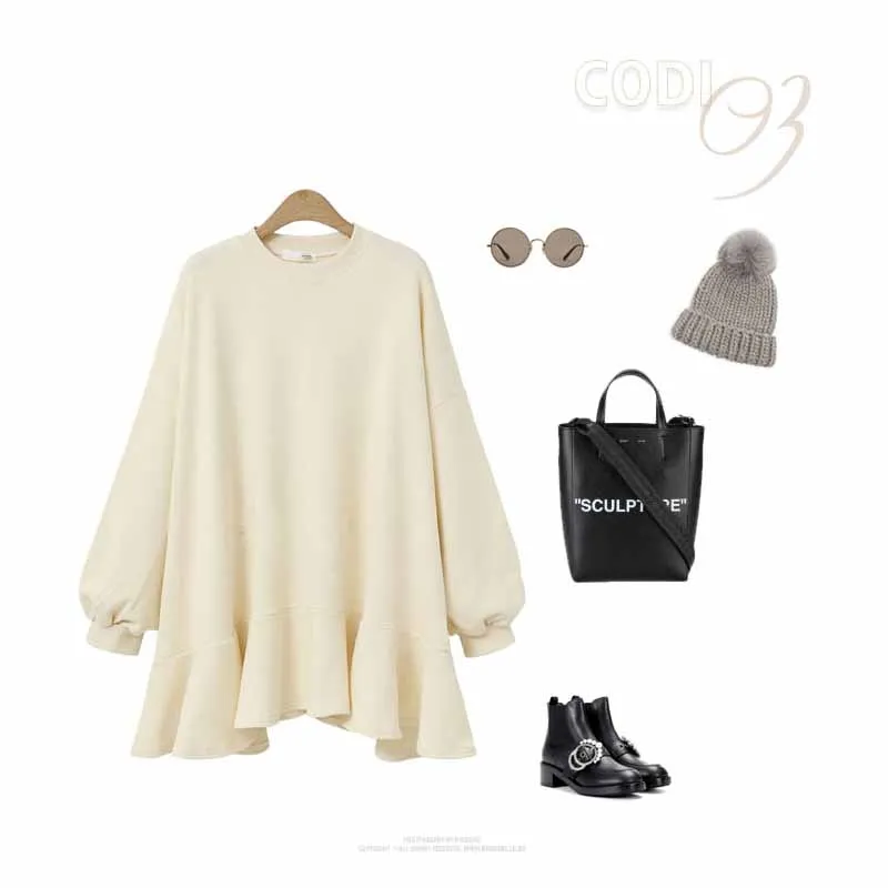 2021 Autumn Winter New Fashion Casual Women Short Dress Solid Color Wild Loose Korean Plus Size Ruffled Dress Trend
2021 Autumn Winter New Fashion Casual Women Short Dress Solid Color Wild Loose Korean Plus Size Ruffled Dress Trend