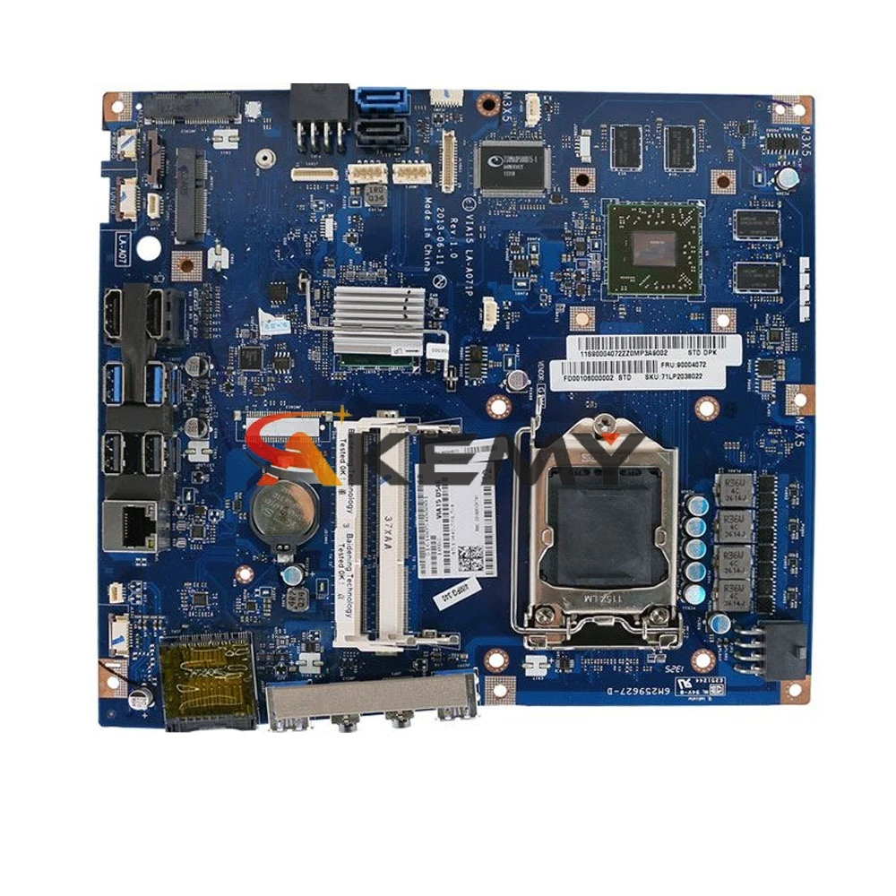 For Lenovo B550 23 AIO Desktop motherboard MB VIA15 LA-A071P LGA 1150 HD8850 2G GPU DDR3 90004107 100% fully Tested
For Lenovo B550 23 AIO Desktop motherboard MB VIA15 LA-A071P LGA 1150 HD8850 2G GPU DDR3 90004107 100% fully Tested