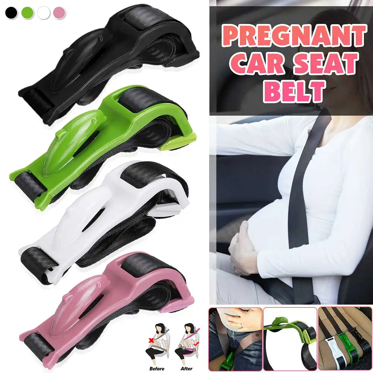 Car Seat Belt for Pregnant Adjuster Comfort Safety for Maternity Moms Belly Protect Unborn Baby Pregnant Woman Driving Safe Belt
Car Seat Belt for Pregnant Adjuster Comfort Safety for Maternity Moms Belly Protect Unborn Baby Pregnant Woman Driving Safe Belt