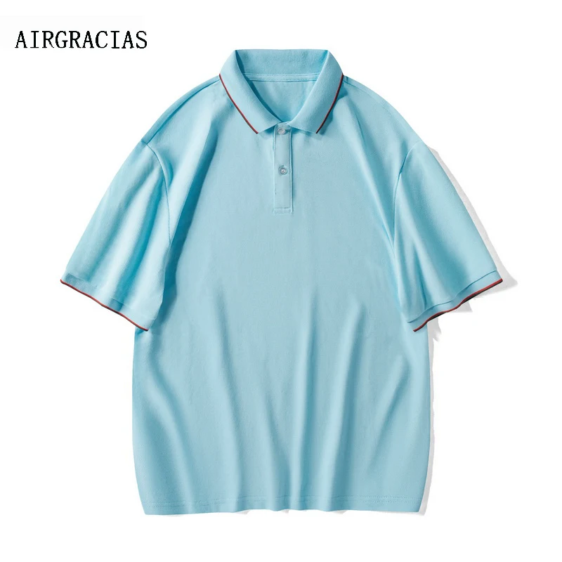 AIRGRACIAS Men's POLO Shirt Summer 2021 Fashion Casual Business Loose Soft Classic Office All-Match Breathable Lapel Top
AIRGRACIAS Men's POLO Shirt Summer 2021 Fashion Casual Business Loose Soft Classic Office All-Match Breathable Lapel Top