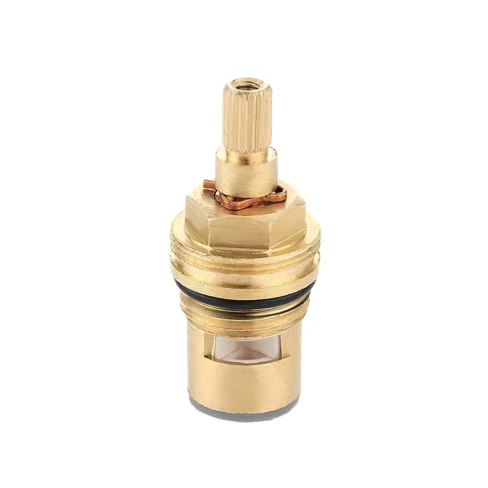 1/2" Replacement Brass Ceramic Disc Tap Valve Quarter Turn Cartridges Gland Insert 20 Teeth Bathroom Faucet Accessory Kba501
1/2" Replacement Brass Ceramic Disc Tap Valve Quarter Turn Cartridges Gland Insert 20 Teeth Bathroom Faucet Accessory Kba501