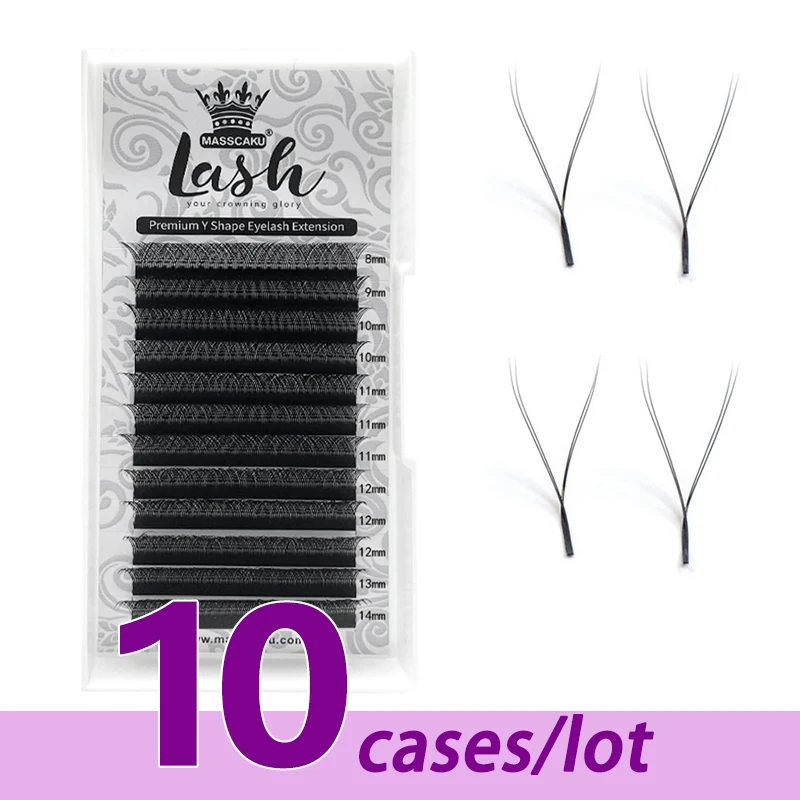 10Cases/Lot Wholesale Russian Volume Lashes Professional 100% Hand Made Y Shape Grafted Lashes individual eyelash extensions
10Cases/Lot Wholesale Russian Volume Lashes Professional 100% Hand Made Y Shape Grafted Lashes individual eyelash extensions