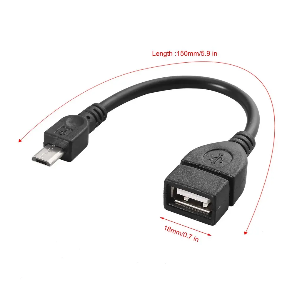 USB Female to Micro USB 5 Pin Male Adapter Host OTG Data Loader Charger Charging Cable USB OTG for Samsung
USB Female to Micro USB 5 Pin Male Adapter Host OTG Data Loader Charger Charging Cable USB OTG for Samsung