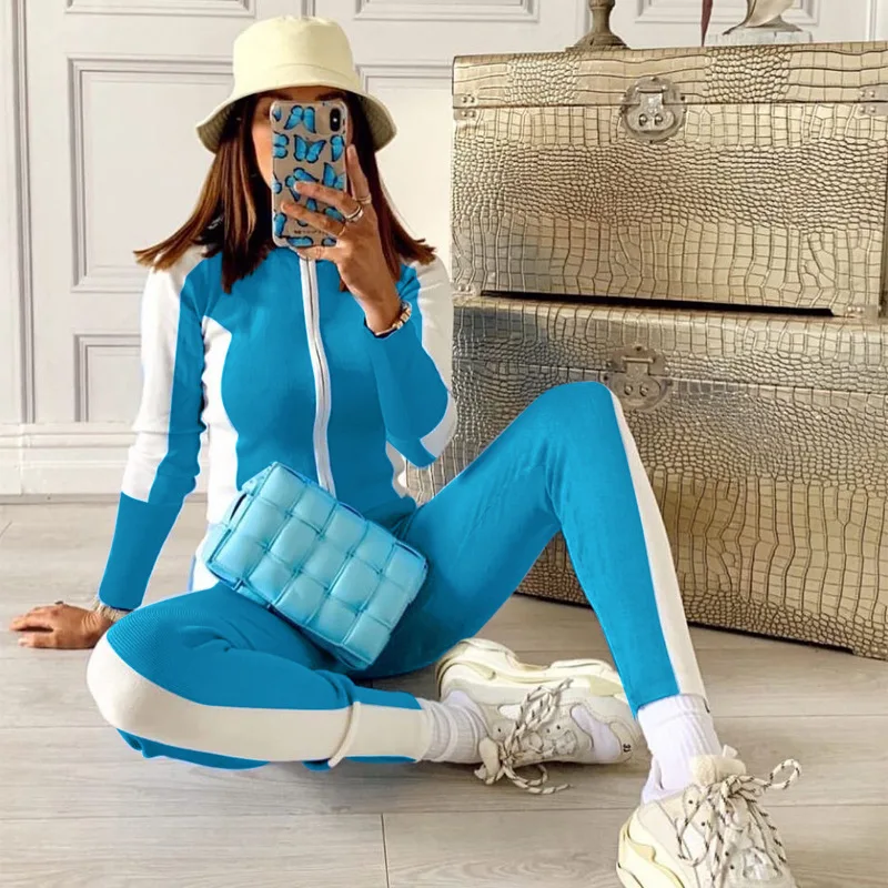 HAOOHU 2020 winter women's sets tracksuits sportwear fashion trends solid long sleeve v-neck short tops tight pants 2-pc set
HAOOHU 2020 winter women's sets tracksuits sportwear fashion trends solid long sleeve v-neck short tops tight pants 2-pc set
