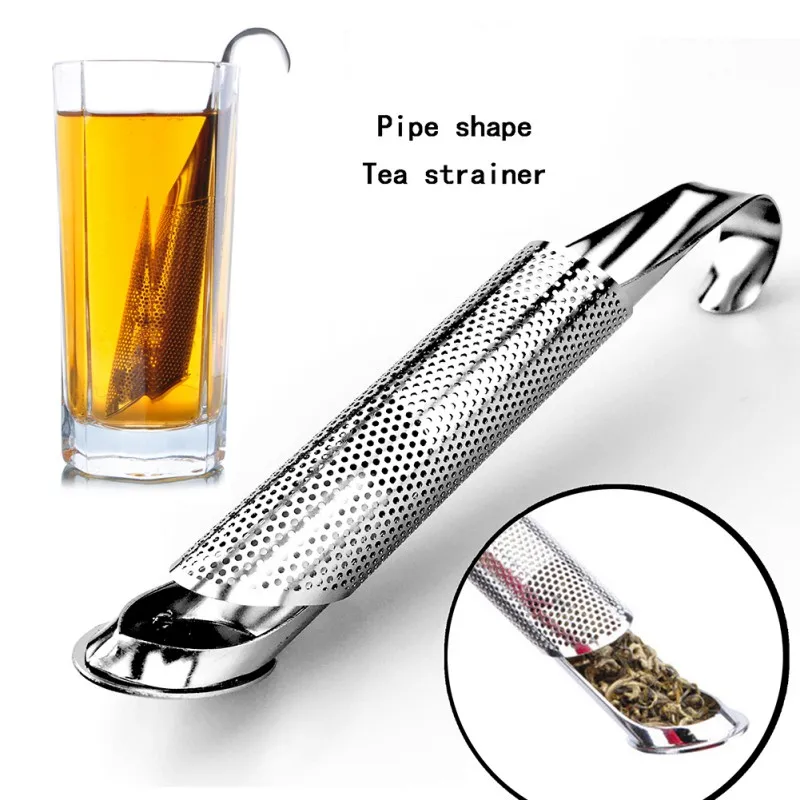 Kitchen Accessories Tea Infuser Stainless Steel Mesh Tea Strainer Filter Metal Pipe Leaf Tea Infuser Steeper Diffuser Tool 3.23
Kitchen Accessories Tea Infuser Stainless Steel Mesh Tea Strainer Filter Metal Pipe Leaf Tea Infuser Steeper Diffuser Tool 3.23