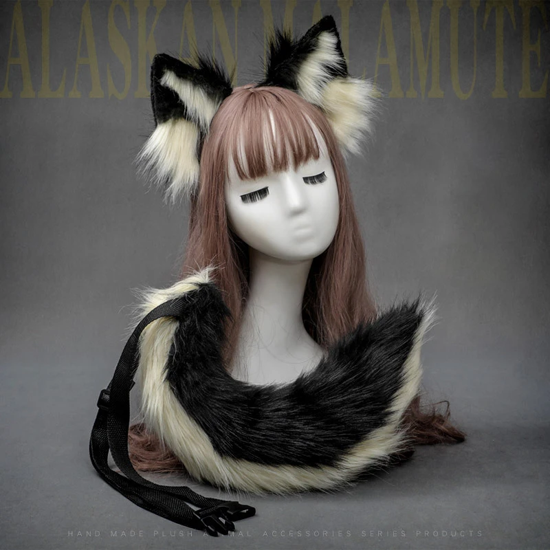 Anime Fox Tail And Ears Set Japan Animal Cosplay Tail Furry Wolf Fox Ear Headband Hairpin Plush For Masquerade Halloween Costume
Anime Fox Tail And Ears Set Japan Animal Cosplay Tail Furry Wolf Fox Ear Headband Hairpin Plush For Masquerade Halloween Costume