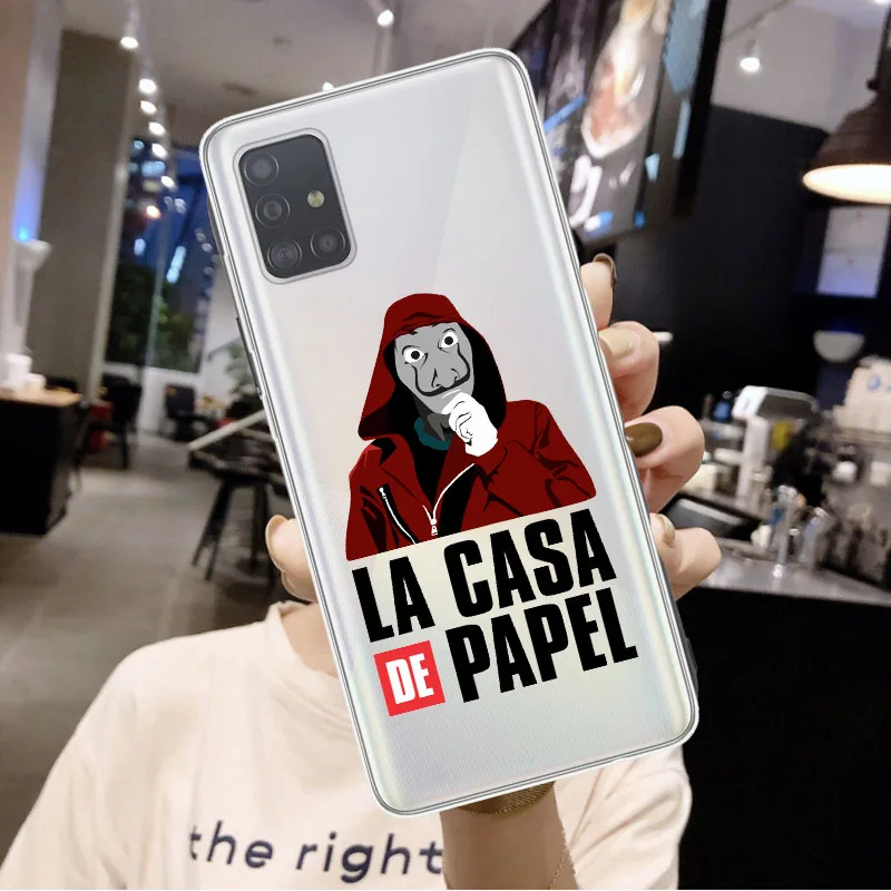 

La casa de papel silicone Cover For Huaweis P10 P20 P30 Pro P40 Lite Mate 20Pro Spain TV Money Heist House Paper Soft Phone Case