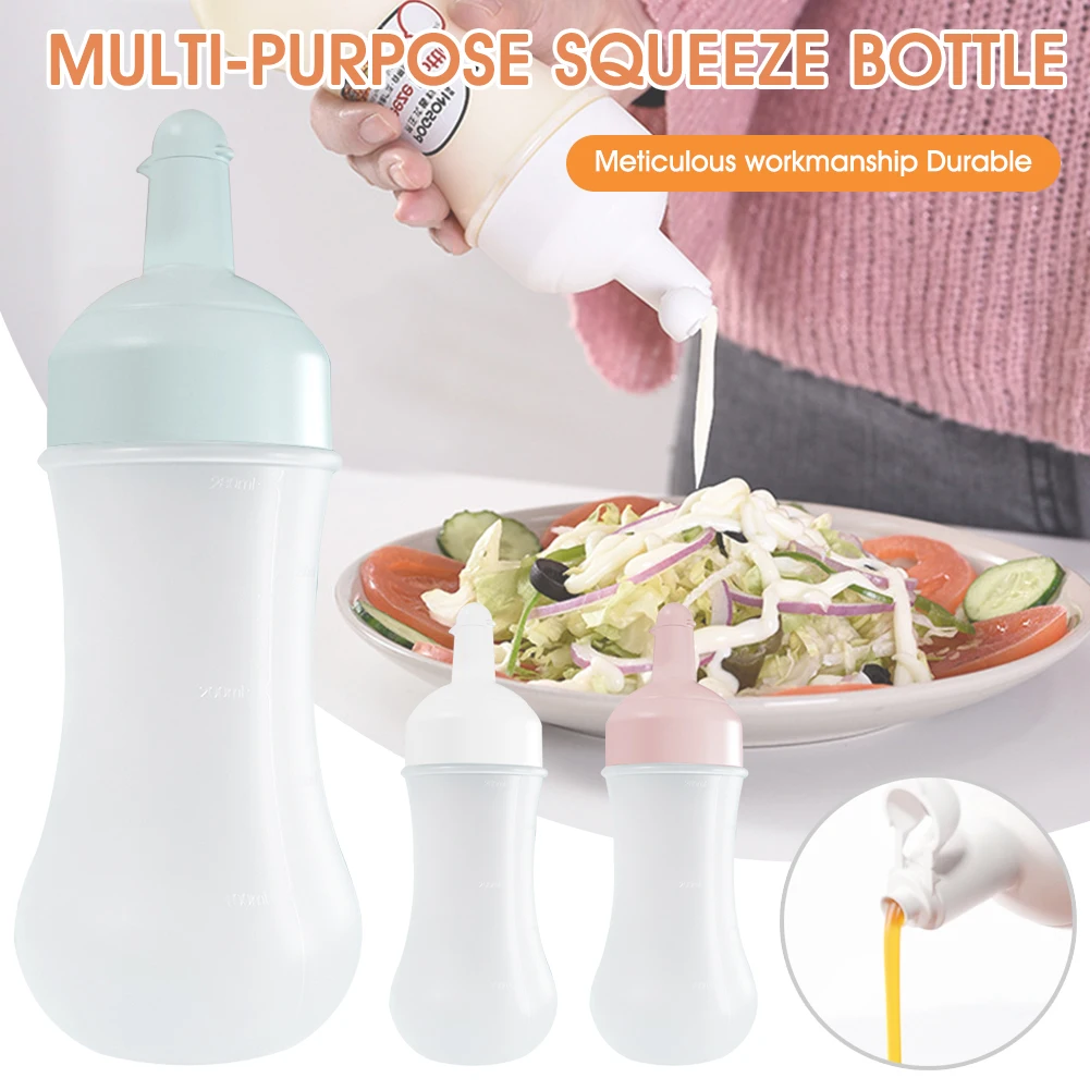 Squeeze Condiment Bottles Sauce Squeezing Jam Condiment Dispenser Olive Oil Sauce Vinegar Ketchup Bottle Kitchen Accessories
Squeeze Condiment Bottles Sauce Squeezing Jam Condiment Dispenser Olive Oil Sauce Vinegar Ketchup Bottle Kitchen Accessories