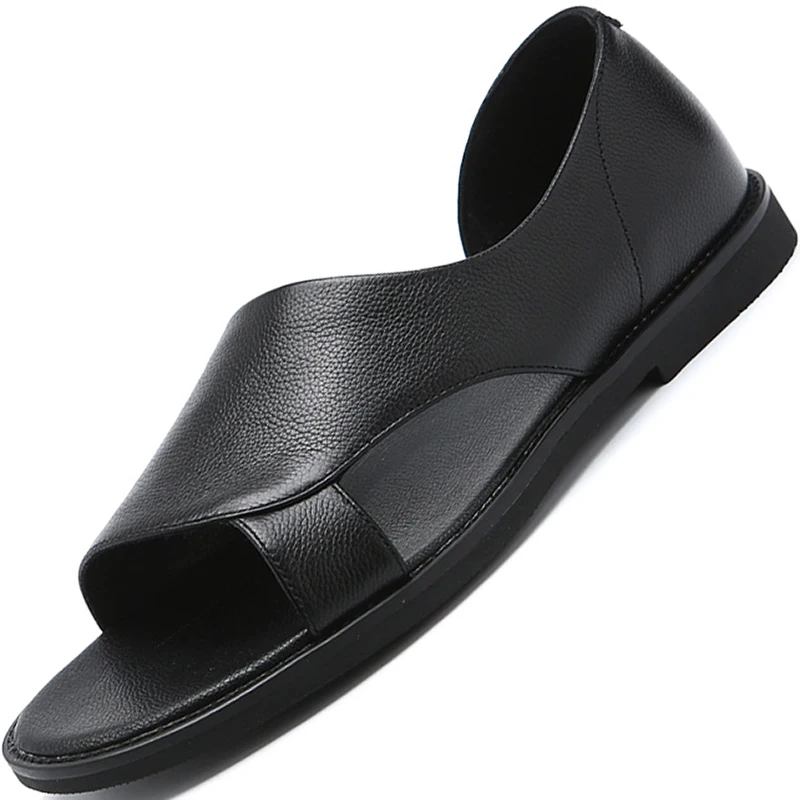Men's Summer Roman Sandals Soft Leather Sandalies Breathable Non Slip Beach Shoes for Male Business Dress Slipper Zapatos Hombre
Men's Summer Roman Sandals Soft Leather Sandalies Breathable Non Slip Beach Shoes for Male Business Dress Slipper Zapatos Hombre