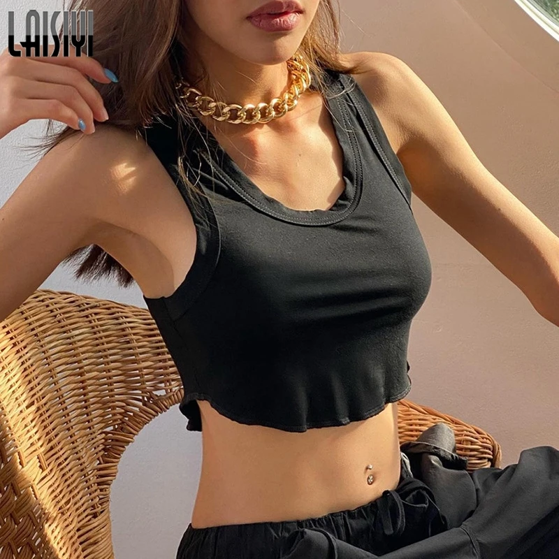 LAISIYI однотонная повседневная обувь с круглым вырезом без рукавов с цветочным принтом топы для женщин для летние тонкие простые укороченный ...
LAISIYI однотонная повседневная обувь с круглым вырезом без рукавов с цветочным принтом топы для женщин для летние тонкие простые укороченный ...