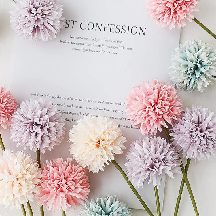 5 PCS Chrysanthemum Artificial Silk Flower Head For Home Wedding Party Decoration Scrapbooking DIY Hydrangea Flowers Wall
5 PCS Chrysanthemum Artificial Silk Flower Head For Home Wedding Party Decoration Scrapbooking DIY Hydrangea Flowers Wall