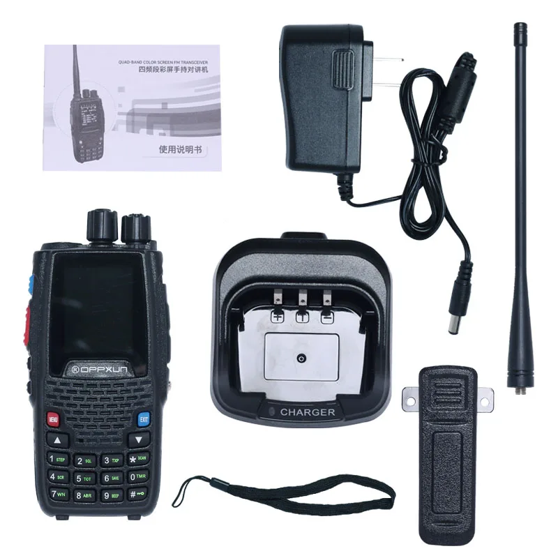 OPPXUN KT-8R walkie-talkie portable VHF UHF Transcei handheld dual-use amateur radio multi-frequency ham radio CB two-way radio
OPPXUN KT-8R walkie-talkie portable VHF UHF Transcei handheld dual-use amateur radio multi-frequency ham radio CB two-way radio