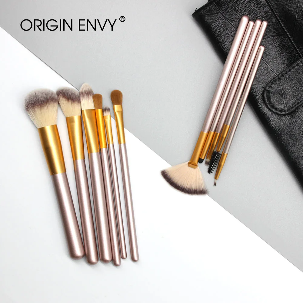 ORIGIN ENVY 12pcs/set Champagne makeup brushes set for cosmetic foundation powder blush eyeshadow make up brush beauty tool
ORIGIN ENVY 12pcs/set Champagne makeup brushes set for cosmetic foundation powder blush eyeshadow make up brush beauty tool