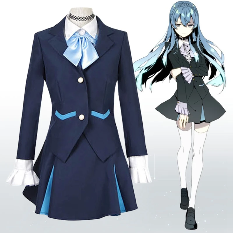 High Quallity Japanese Anime Kiznaiver Sonozaki Noriko Man Woman Cosplay Costume Top + Shirt + Skirt + Bow Tie + Choker
High Quallity Japanese Anime Kiznaiver Sonozaki Noriko Man Woman Cosplay Costume Top + Shirt + Skirt + Bow Tie + Choker