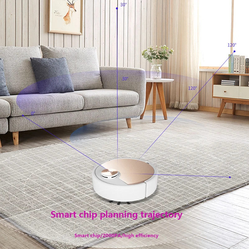 ES06 Robot Vacuum Cleaner Mobile Phone APP Remote Control Smart Vacuum Cleaner Automatic Dust Removal and Sterilization Sweeper
ES06 Robot Vacuum Cleaner Mobile Phone APP Remote Control Smart Vacuum Cleaner Automatic Dust Removal and Sterilization Sweeper