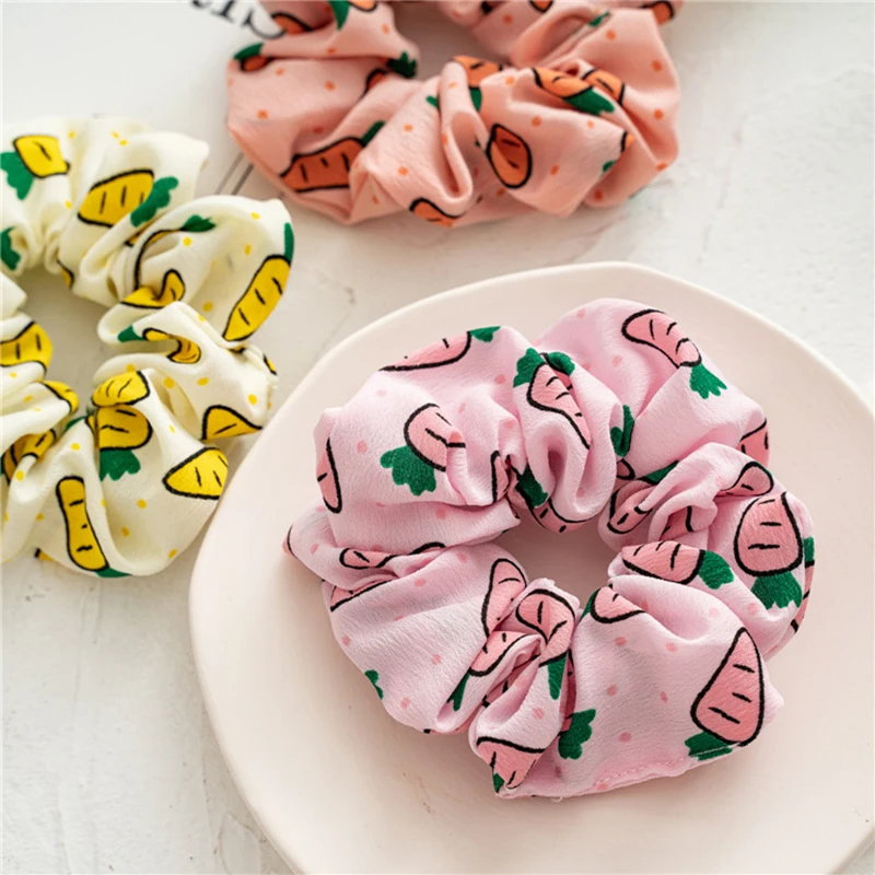 Radish Print Hair Scrunchies Rubber Bands Ponytail Holder Hair Rope 1PCS Spring Summer Sweet Hair Accessories Elastic Hair Ties
Radish Print Hair Scrunchies Rubber Bands Ponytail Holder Hair Rope 1PCS Spring Summer Sweet Hair Accessories Elastic Hair Ties