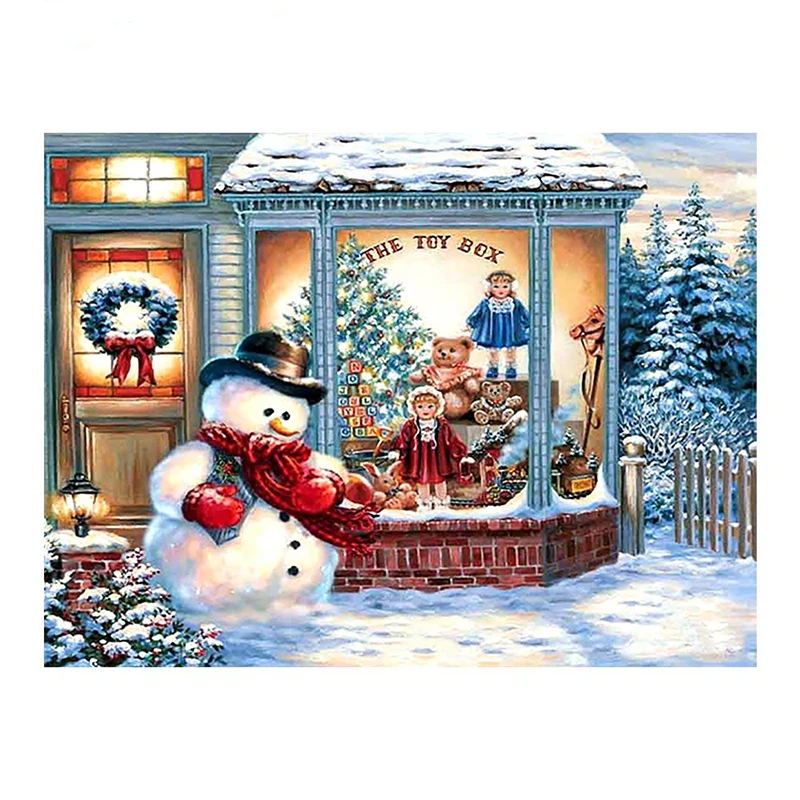 Diamond Painting 5D DIY Cartoon Snowman Full Drill Kit Christmas Gift Sticker Cross Stitch Embroidery Home Wall Decor Mosaic
Diamond Painting 5D DIY Cartoon Snowman Full Drill Kit Christmas Gift Sticker Cross Stitch Embroidery Home Wall Decor Mosaic