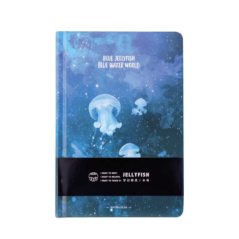 Creative Blue Jellyfish Notebook A5 Blank Color Art Drawing Papers Journal Hard Cover Note Book Korean Stationery Gifts
Creative Blue Jellyfish Notebook A5 Blank Color Art Drawing Papers Journal Hard Cover Note Book Korean Stationery Gifts