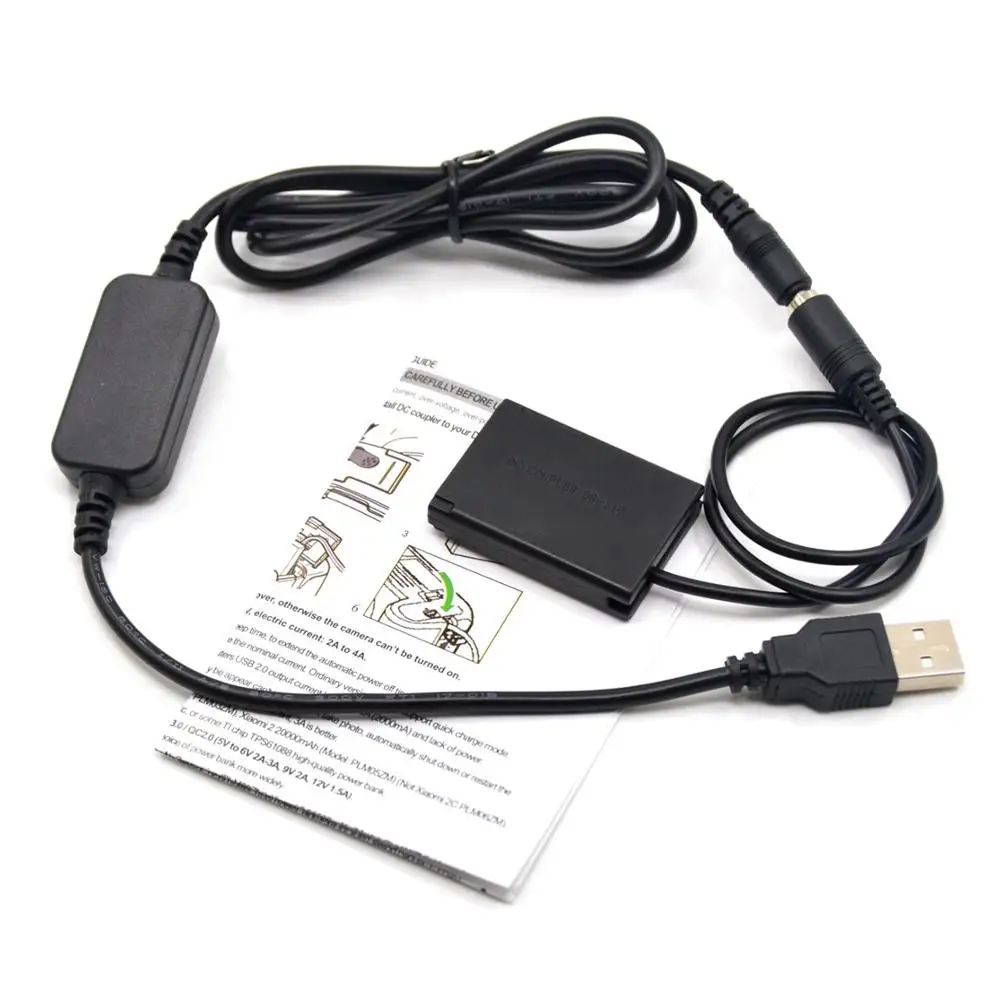 USB кабель адаптер + DR-110 DC муфта NB-13L NB13L пустышка батарея для Canon G7X Mark II G1X MII G5X G9X SX720 |