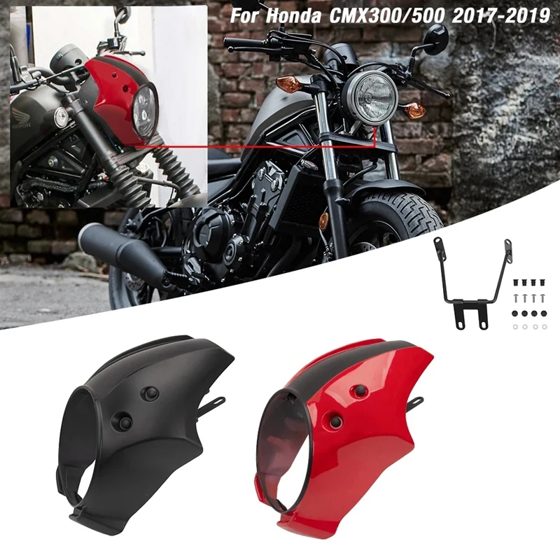 Для Honda Rebel CMX300 CMX500 2017 2018 2019 мотоциклетная фара обтекатель Передняя капота Маска Крышка вилка лобовое стекло
Для Honda Rebel CMX300 CMX500 2017 2018 2019 мотоциклетная фара обтекатель Передняя капота Маска Крышка вилка лобовое стекло