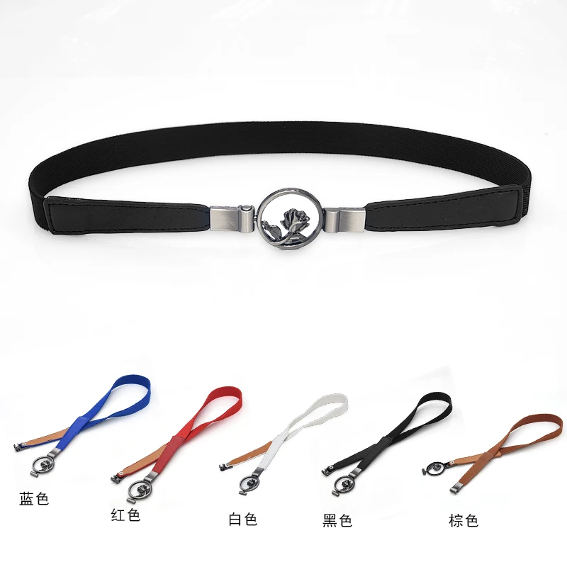 Women Belts Stretch Elastic Waist Belt Dress Black Buckle Female Soild Blue red white Strap belt for dress pants jean cinturones
Women Belts Stretch Elastic Waist Belt Dress Black Buckle Female Soild Blue red white Strap belt for dress pants jean cinturones