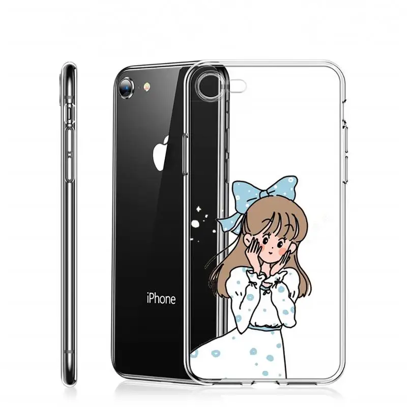 Aesthetic cartoon girl Phone Case Transparent for iPhone 6 7 8 11 12 s mini pro X XS XR MAX Plus
Aesthetic cartoon girl Phone Case Transparent for iPhone 6 7 8 11 12 s mini pro X XS XR MAX Plus