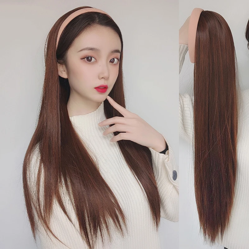 Dark curly hair headband wigs men's wigs black ladies wigs no glue hairband wigs
Dark curly hair headband wigs men's wigs black ladies wigs no glue hairband wigs