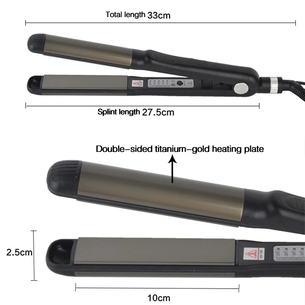 Fashion Professional Hair Sales Ceramic Electric Hair Straightener Hair Heating Curling Fashion Iron Styling Iron Tool
Fashion Professional Hair Sales Ceramic Electric Hair Straightener Hair Heating Curling Fashion Iron Styling Iron Tool