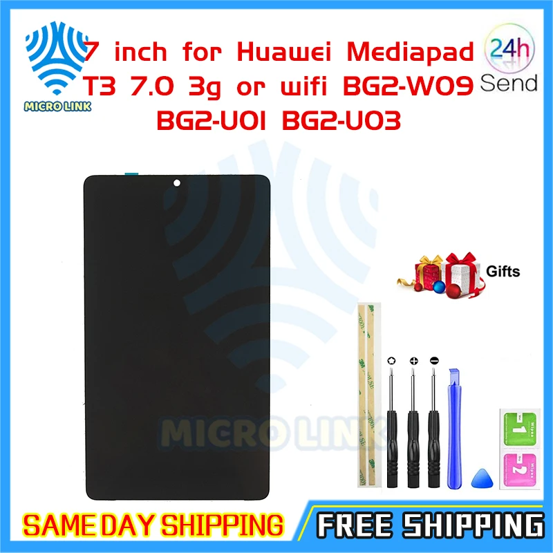 Оригинальный ЖК-дисплей с сенсорным экраном 7 дюймов для Huawei Mediapad T3 7,0 3g или Wi-Fi
Оригинальный ЖК-дисплей с сенсорным экраном 7 дюймов для Huawei Mediapad T3 7,0 3g или Wi-Fi