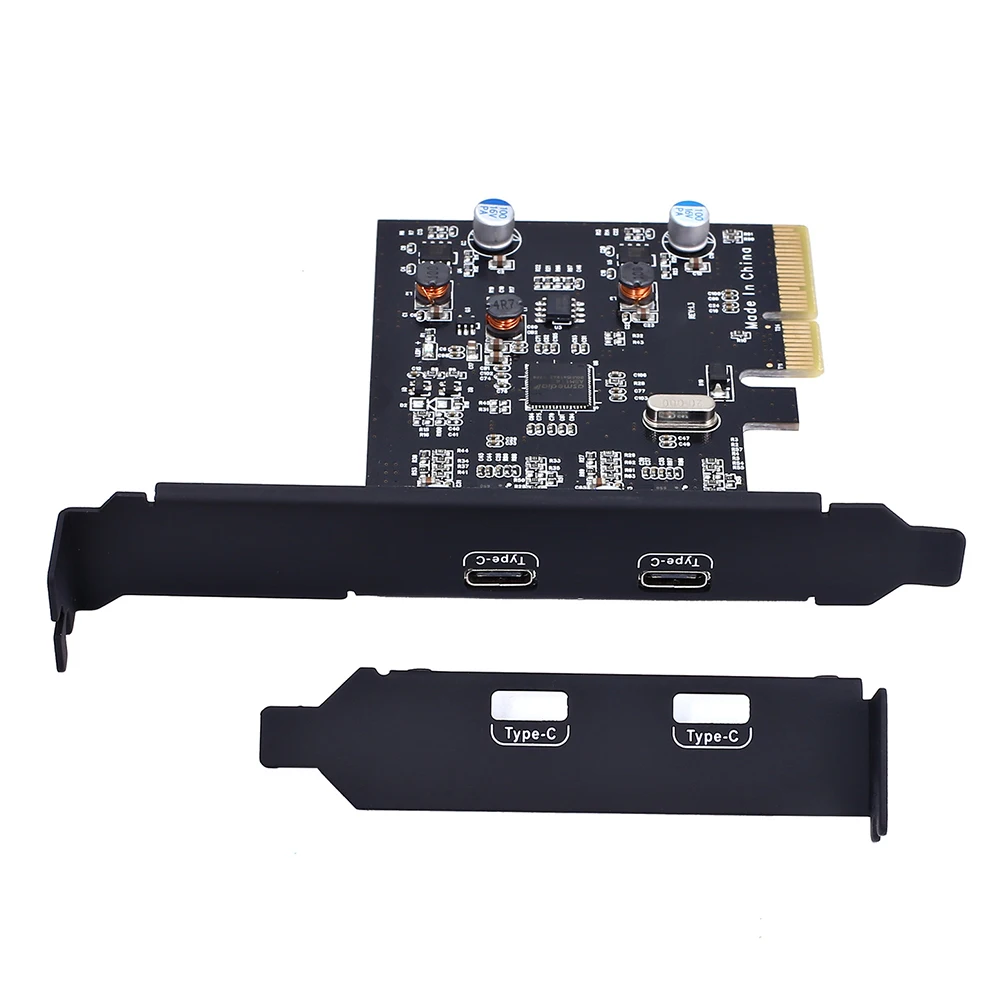 PCI-E to USB3.1 Dual Type C Expansion Card 10Gbps Hgh-speed Transmission PCI Express Adapter for Windows 2000/XP/Vista/7/10 
PCI-E to USB3.1 Dual Type C Expansion Card 10Gbps Hgh-speed Transmission PCI Express Adapter for Windows 2000/XP/Vista/7/10